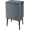 Home-Complete 8.7 Gallon Kitchen Trash Can With Lid Removable Legs Compost Bin